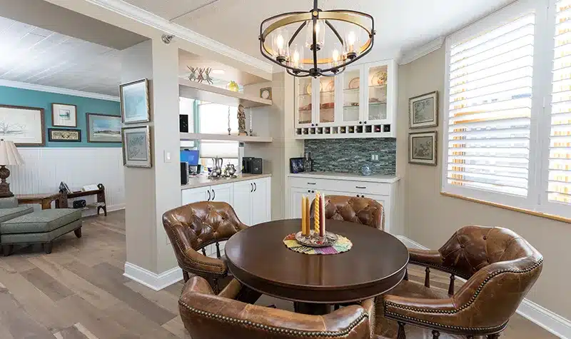 Interior View Of Dining Room