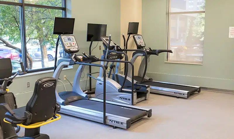Charter House Fitness Center Treadmills